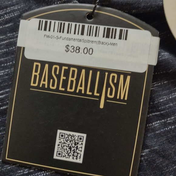 New 🎀 Baseballism Split Hem Flag Man Fundamental Collection t shirt - Picture 2 of 7